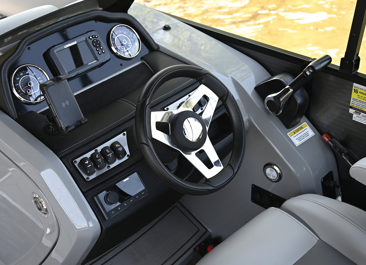2024 Godfrey steering wheel and dashboard