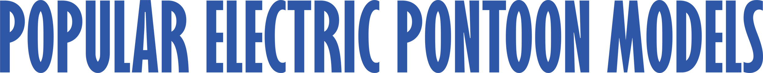 Popular Electric Pontoon Models