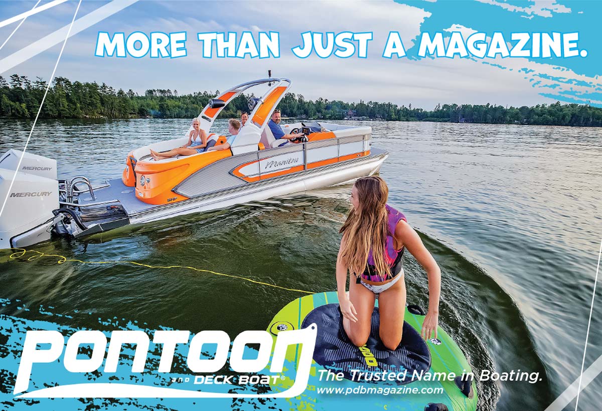 Pontoon and Deck Boat More Than Just A Boat Magazine Advertisement